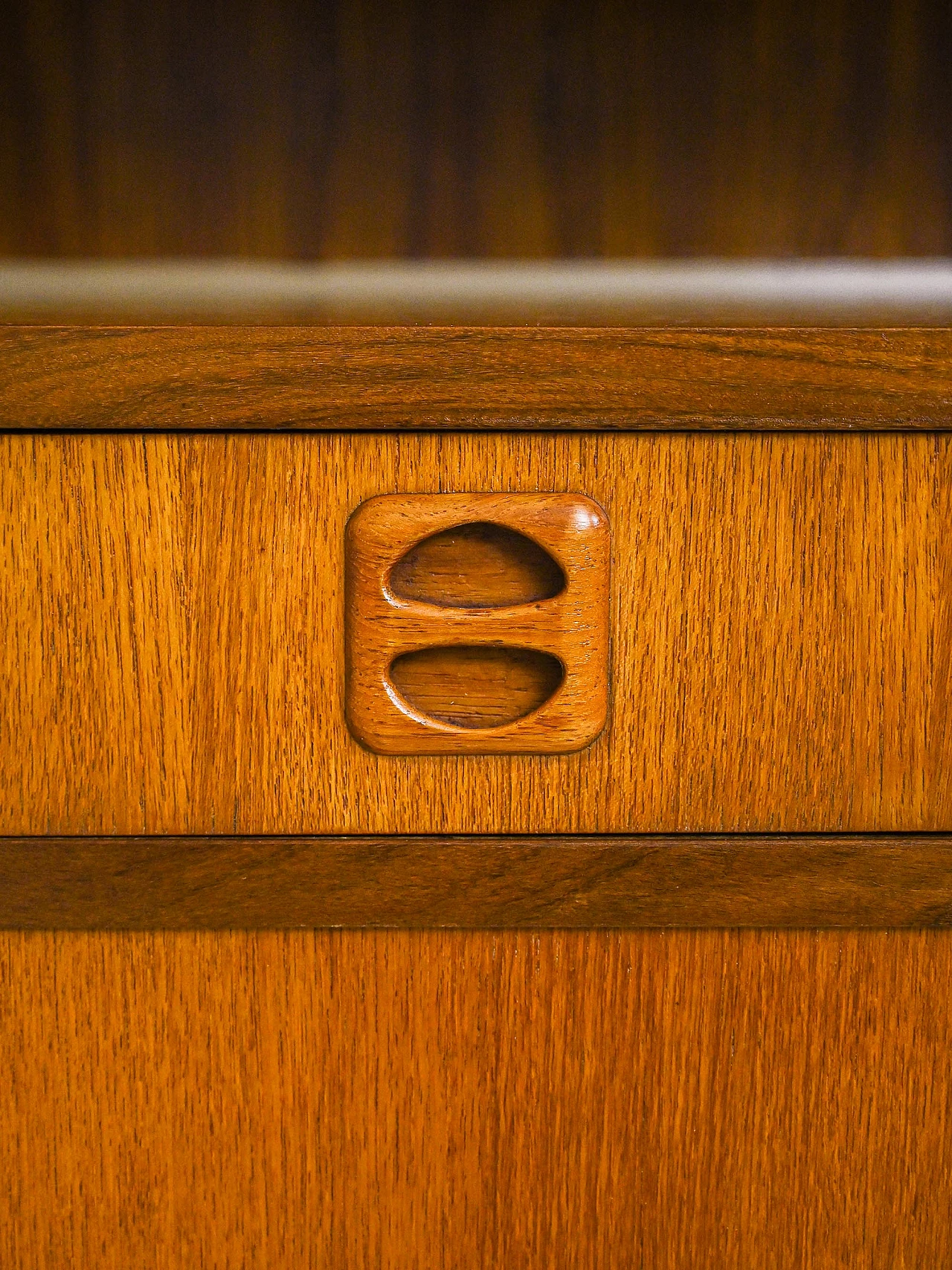 Libreria con cassetti e ante scorrevoli, anni ‘60 11