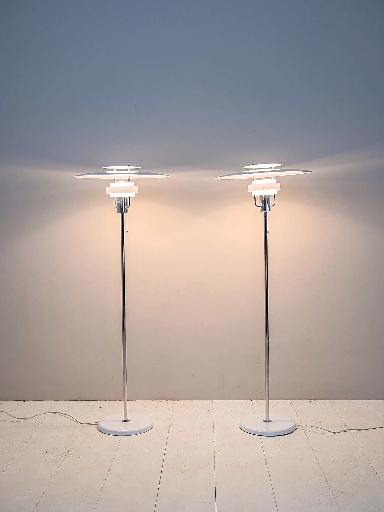 Pair of floor lamps by Olle Andersson, 1970s 1