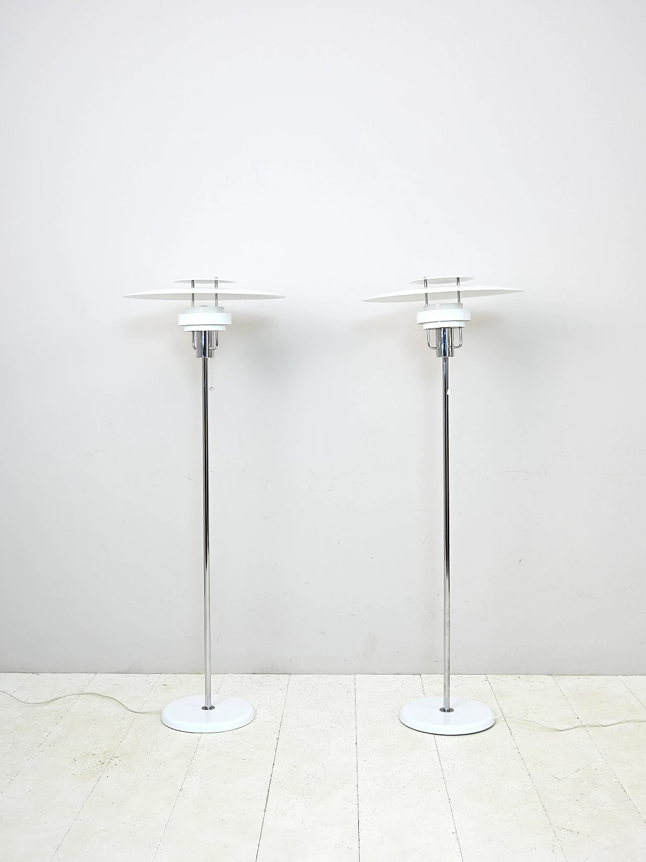 Pair of floor lamps by Olle Andersson, 1970s 2