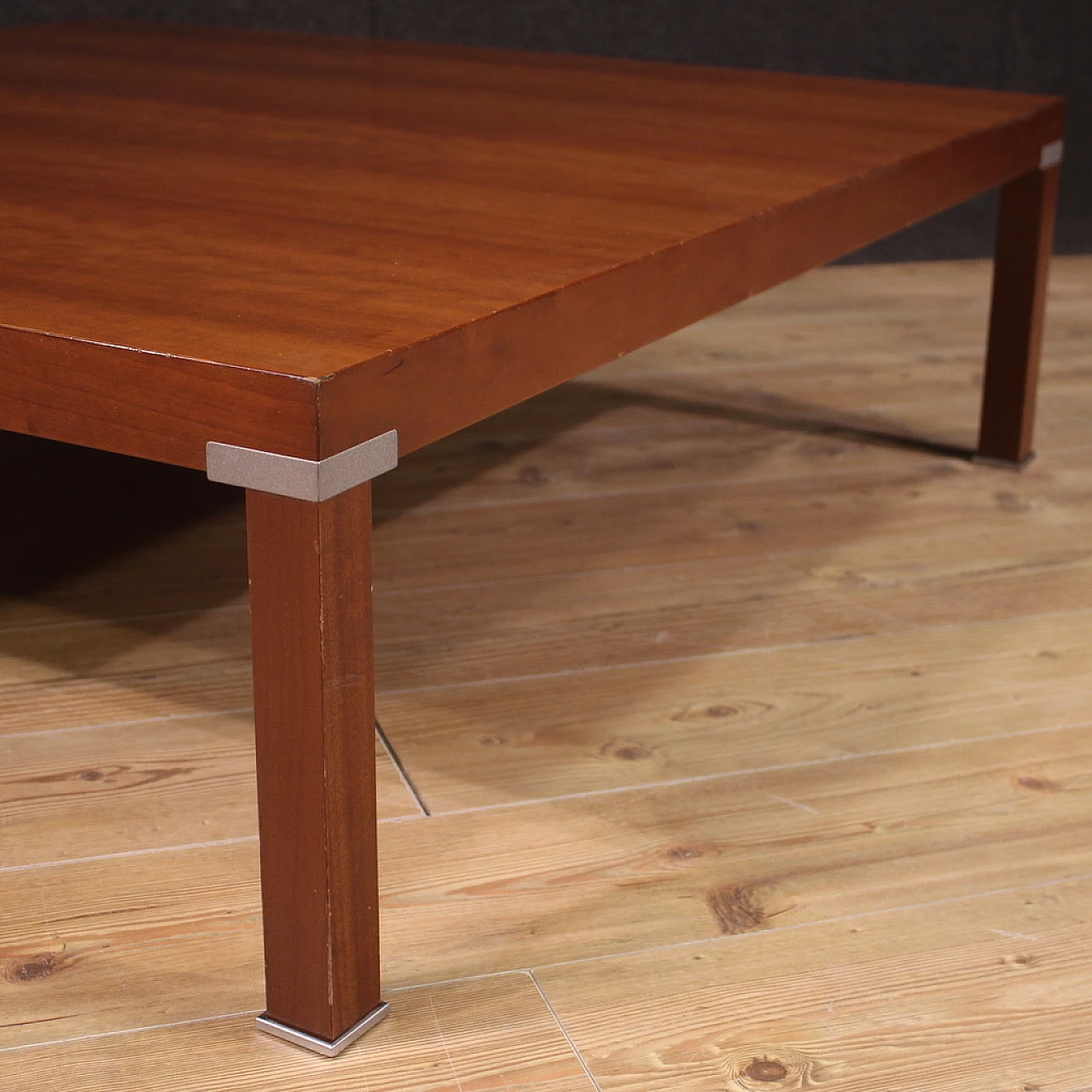 Cherry veneer coffee table, 1980s 8