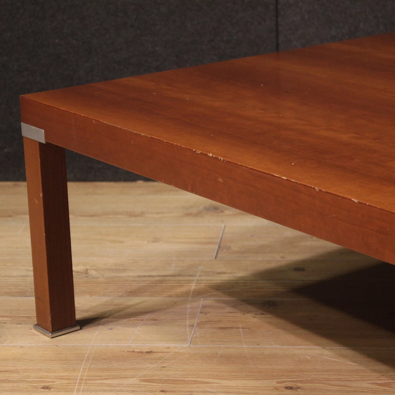 Cherry veneer coffee table, 1980s 9