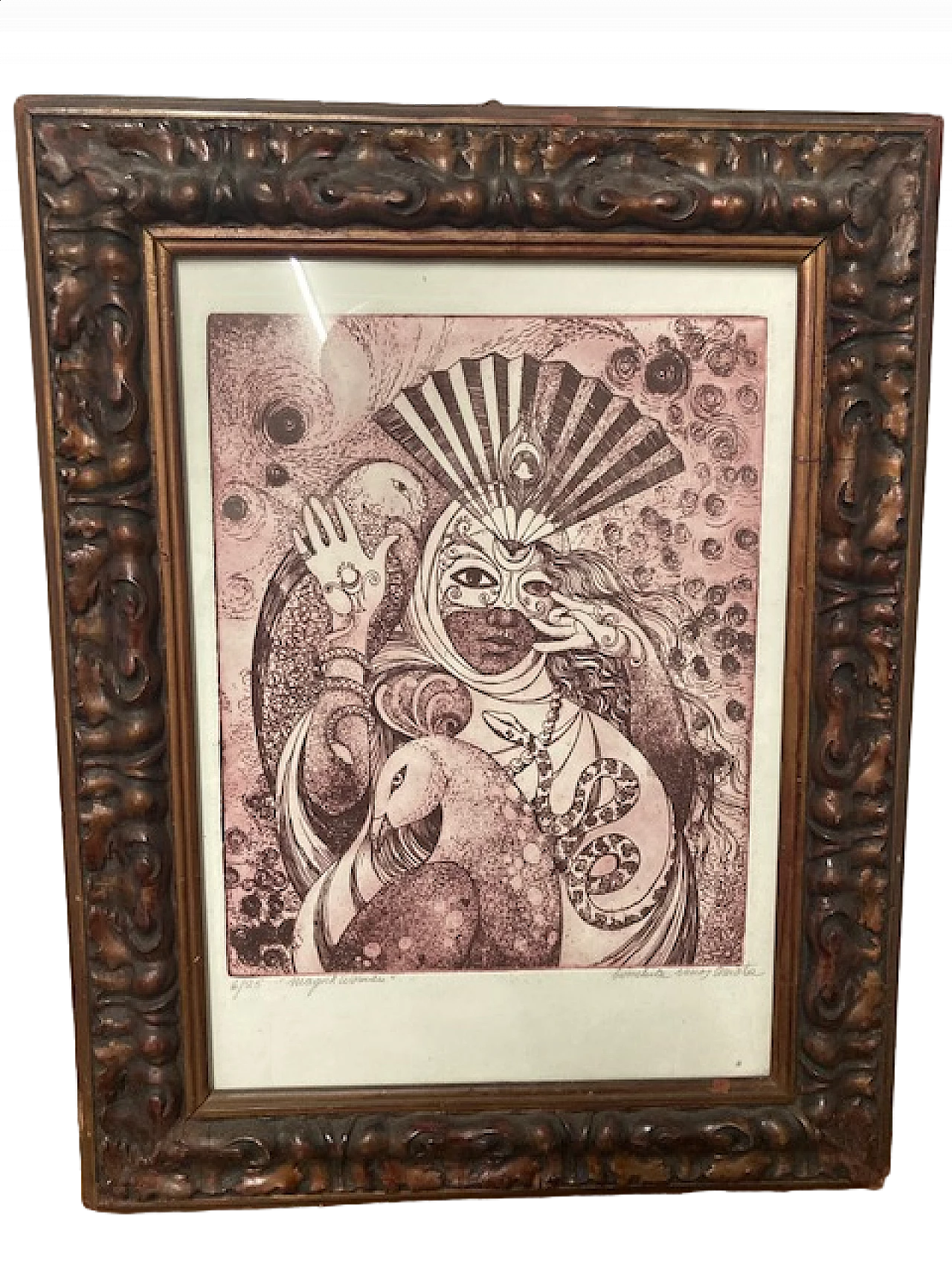 Conchita, Magick Woman, engraving 17