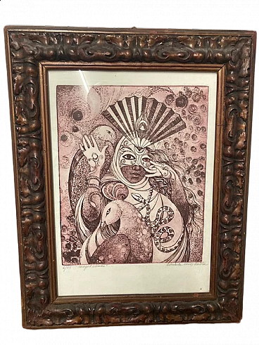 Conchita, Magick Woman, engraving