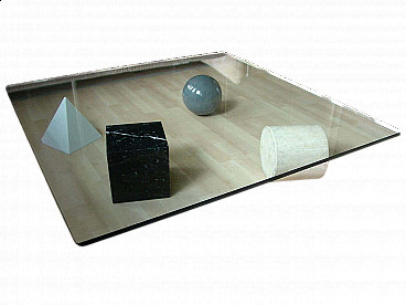 Metafora coffee table by Massimo Vignelli for Martinelli, 1970s