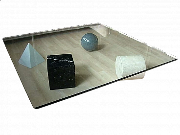 Tavolino Metafora di Massimo Vignelli per Martinelli, anni '70