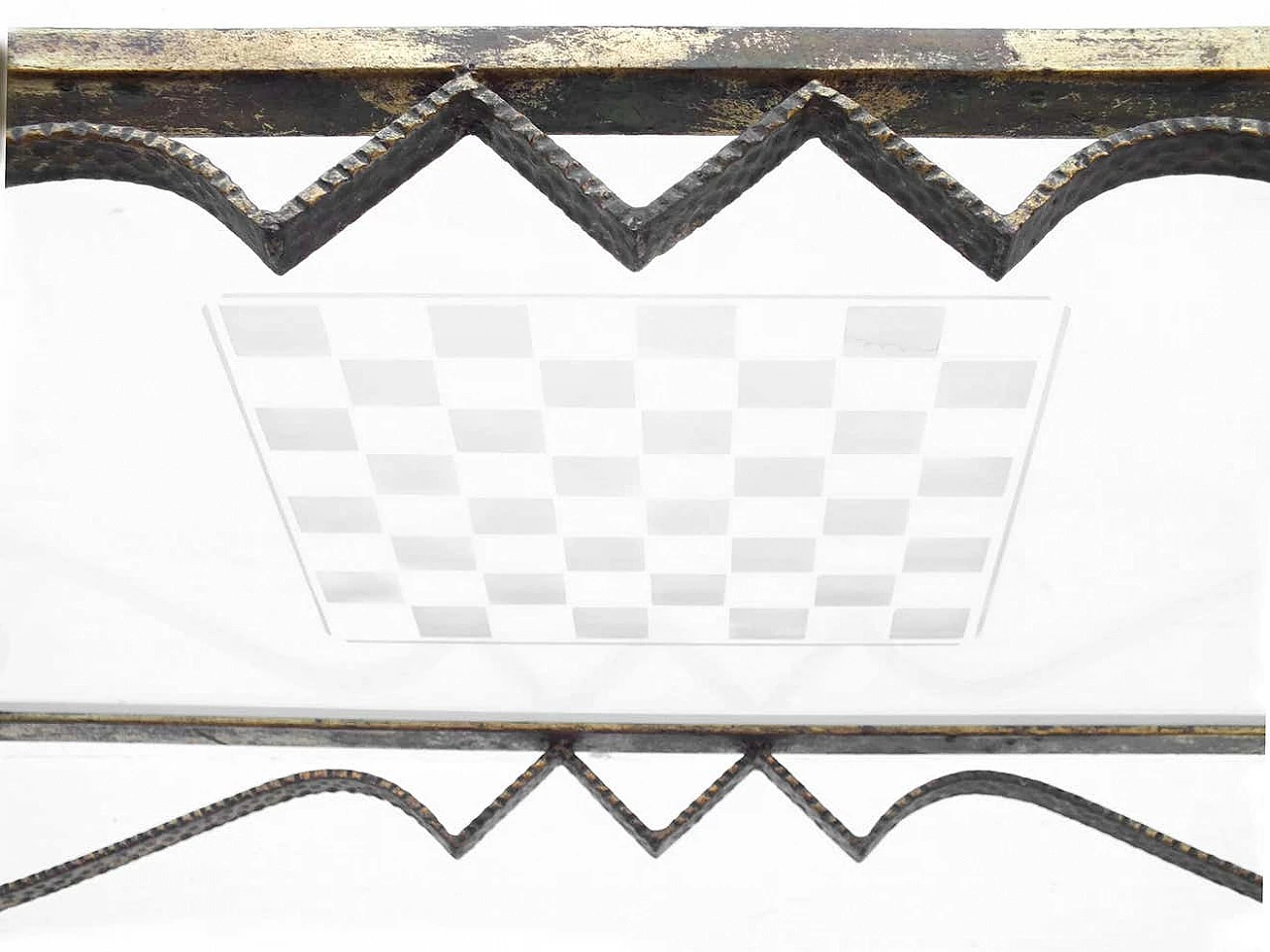 Tavolino per scacchi e coppia di sgabelli di Pier Luigi Colli, anni '40 7