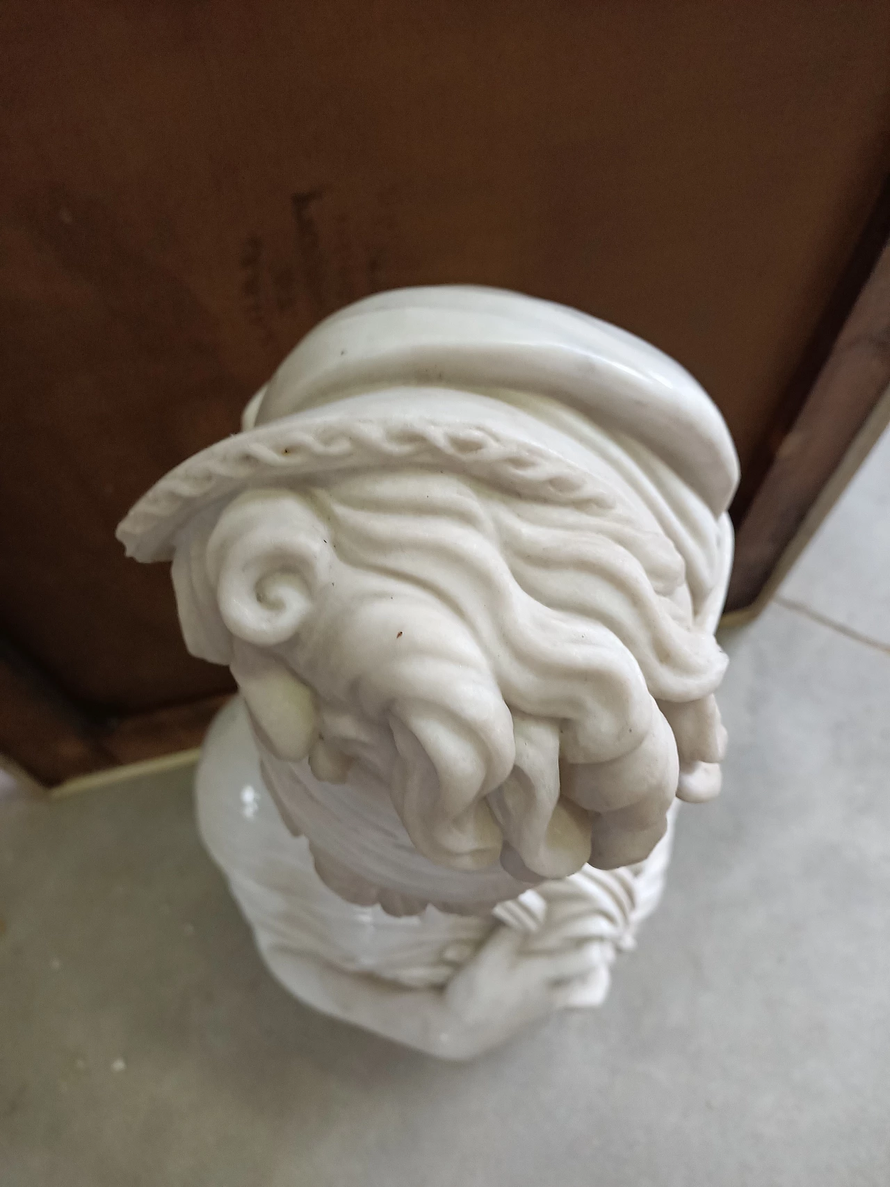 Scultura di Juliette Récamier in marmo di Carrara, anni '50 3