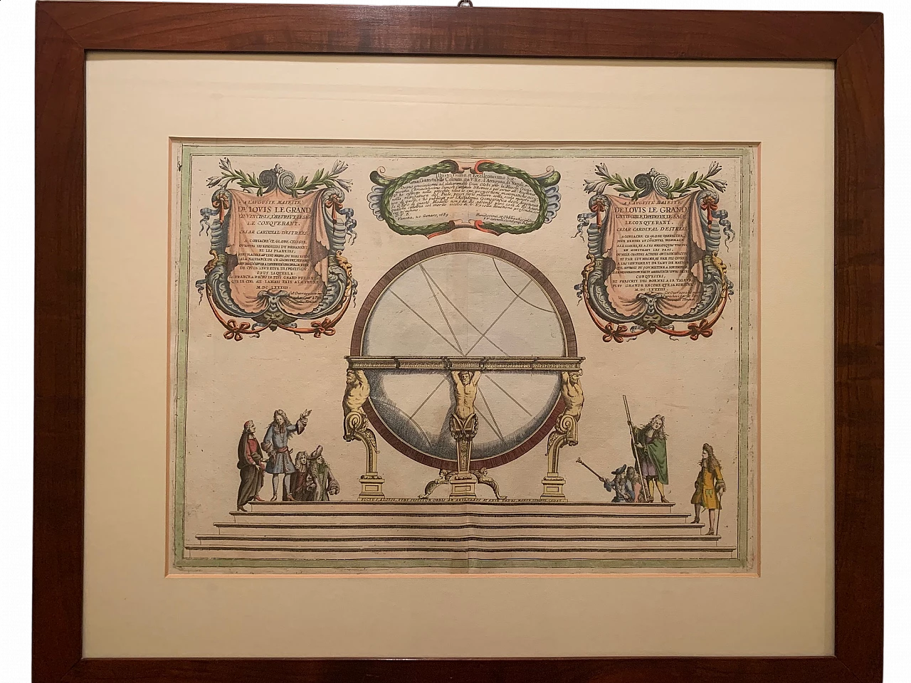 Vincenzo Maria Coronelli, globe, print, 17th century 6