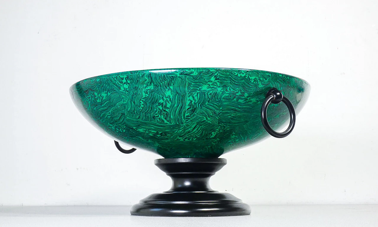 Decorated ceramic cachepot by Mangani, 1960s 7
