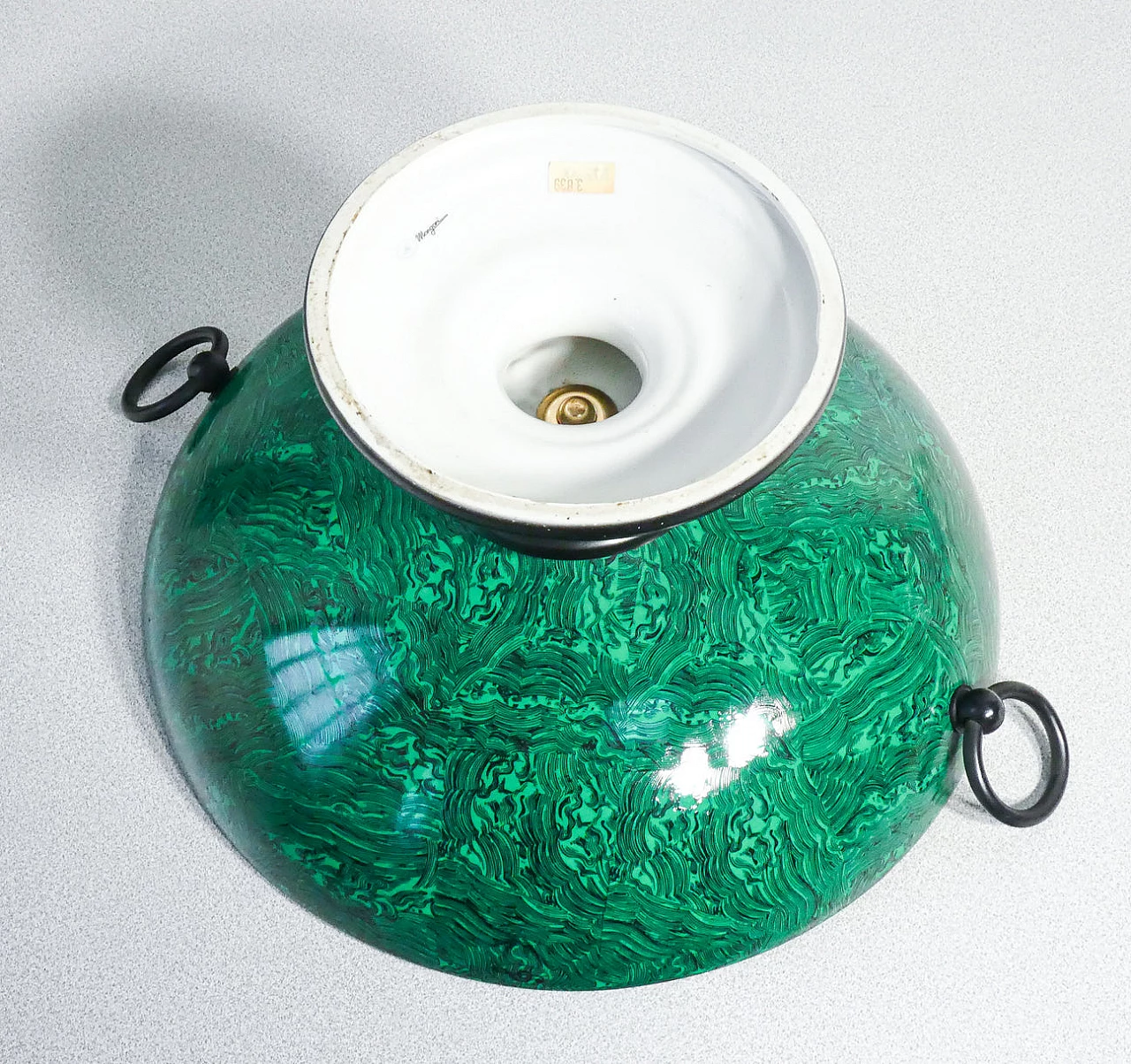 Decorated ceramic cachepot by Mangani, 1960s 8