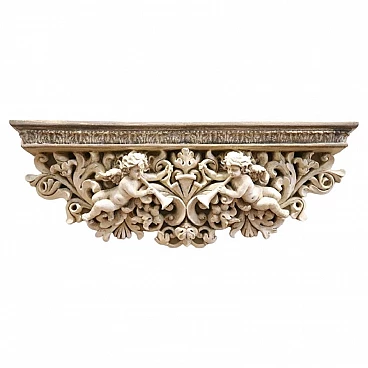 Particular shelf in Baroque style, recent manufacture