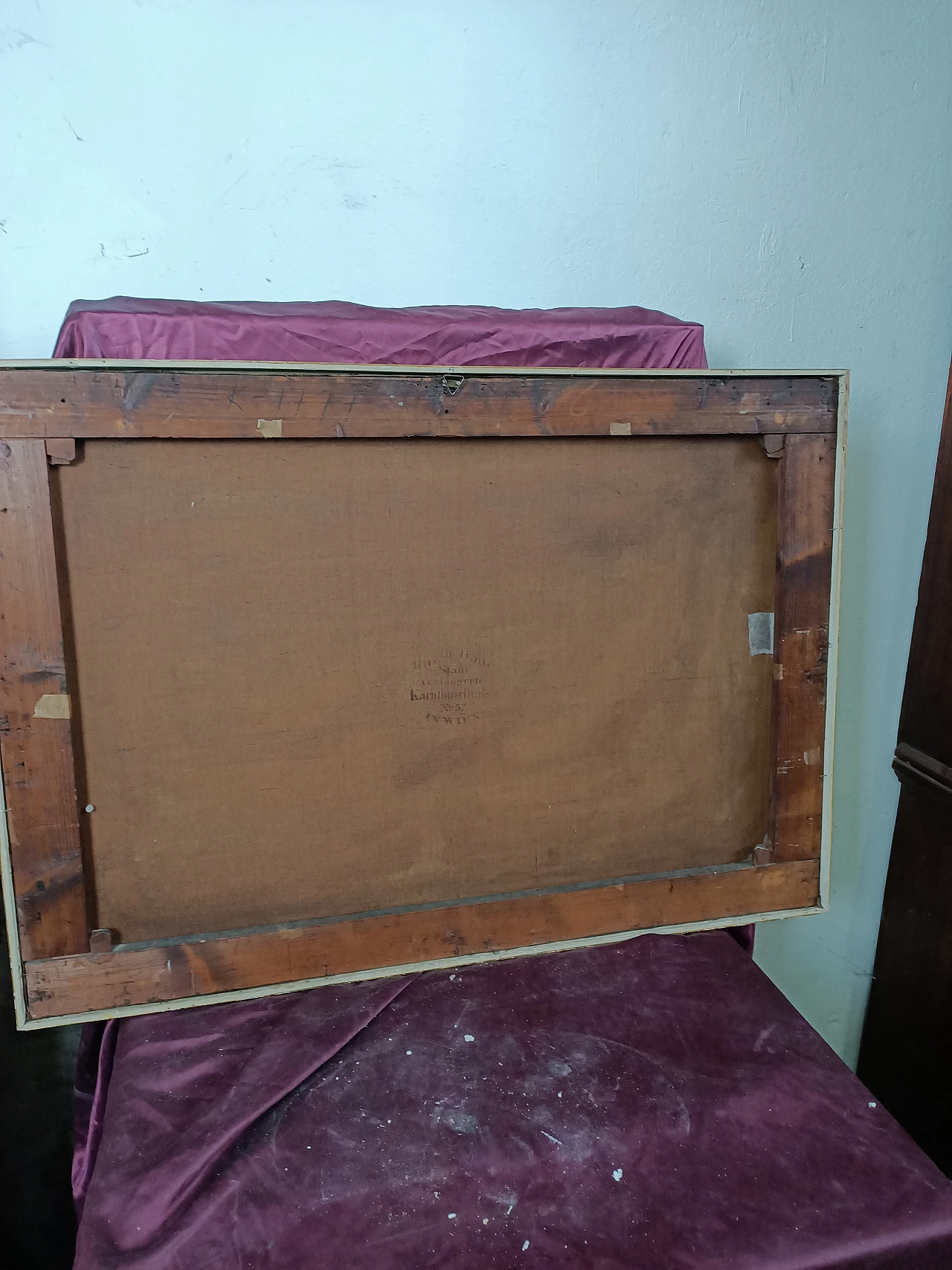 Romantic painting with ladies, early 20th century 3