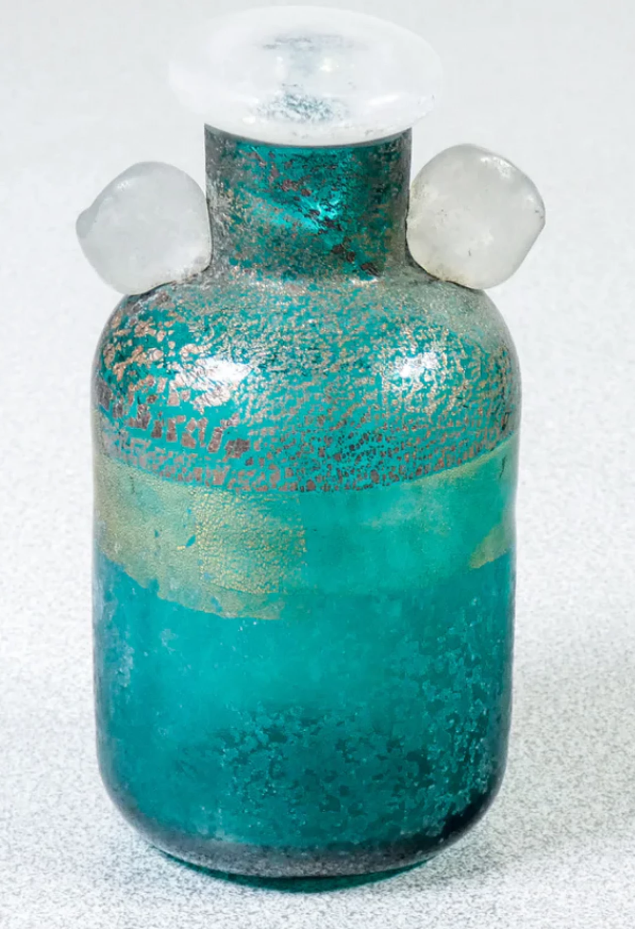 Murano blown glass vial with stopper by La Murrina, mid-20th century 1