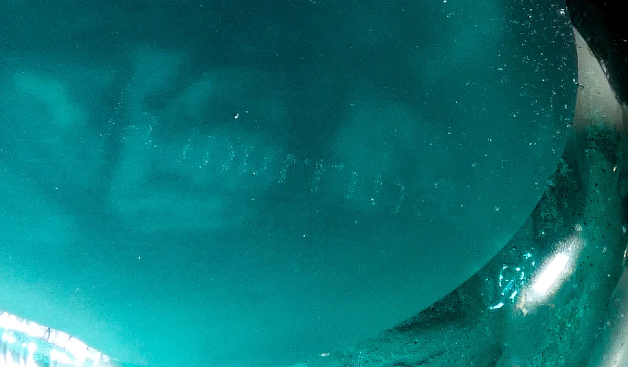 Murano blown glass vial with stopper by La Murrina, mid-20th century 7