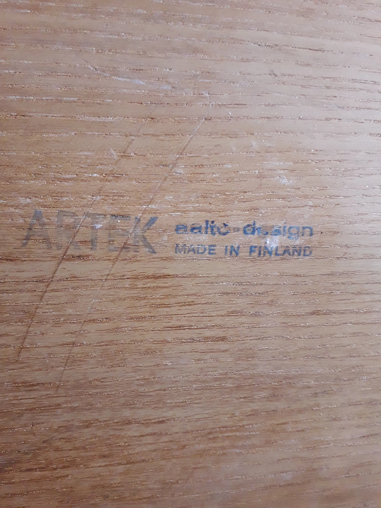 Curved birch wood coffee table by Alvar Aalto for Artek, 1940s 1