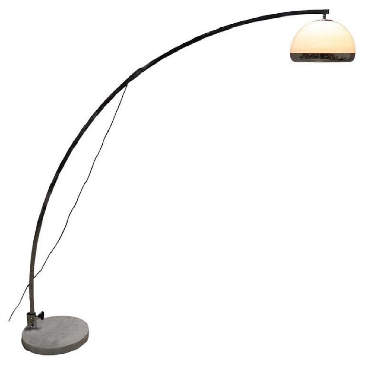 Adjustable arc floor lamp by Guzzini, 1970s 1