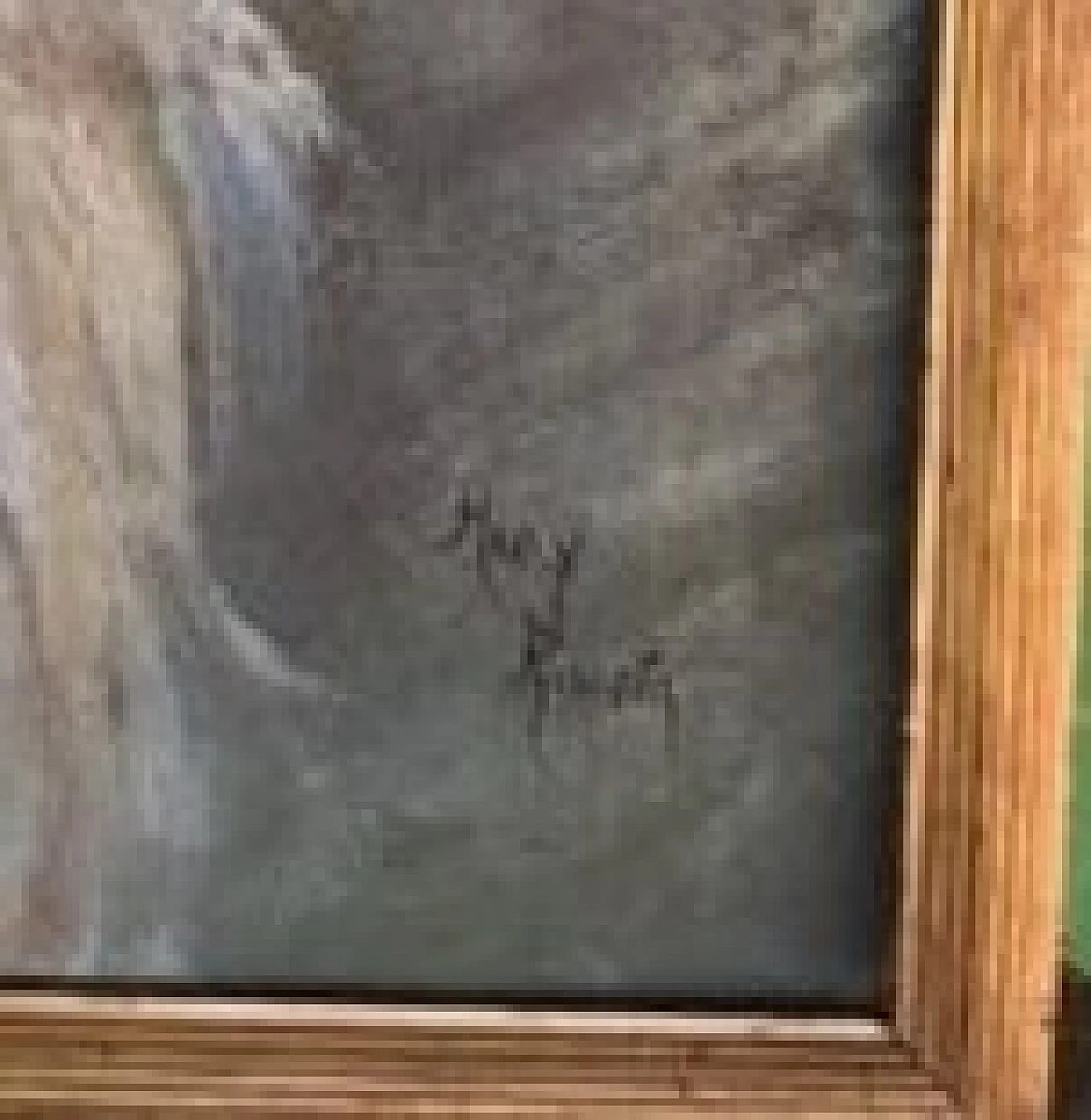 Cane, dipinto a olio su cartoncino, inizio '900 2