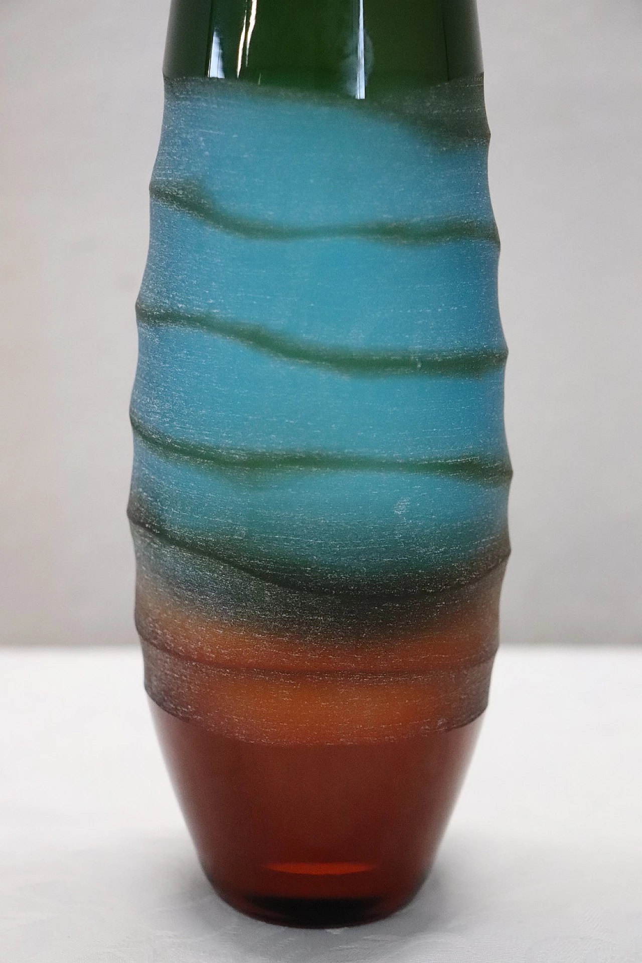 Art vase in multicolored glass from Villeroy & Boch, 1990s 5