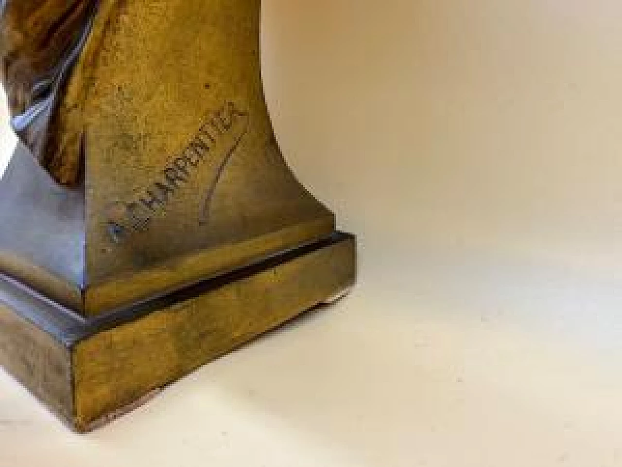 Alexandre Charpentier, busto femminile, scultura in bronzo 4