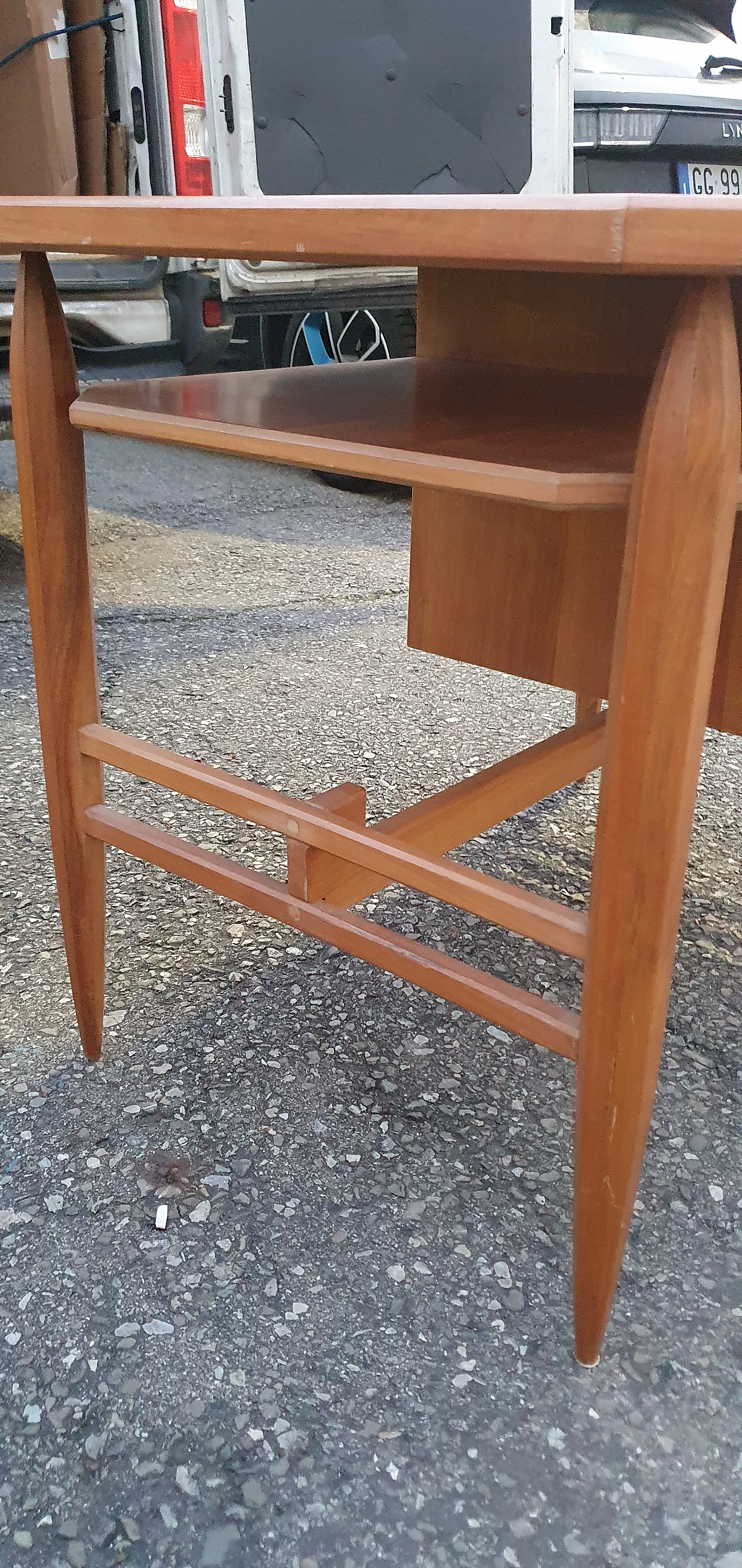 Cherry wood desk by La Permanente Mobili Cantù, 1960s 11