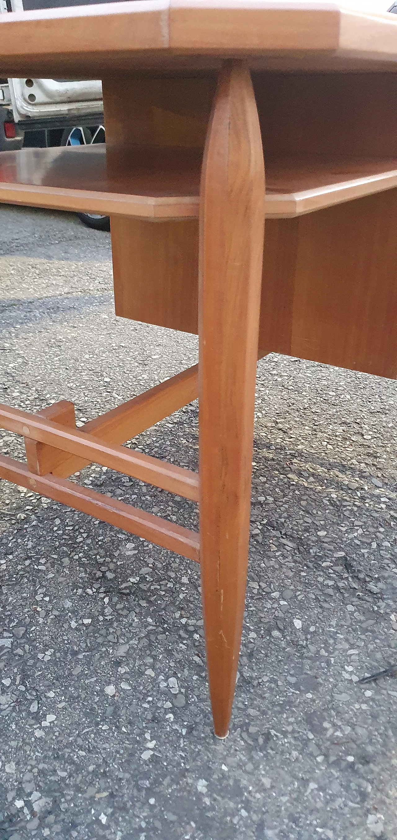 Cherry wood desk by La Permanente Mobili Cantù, 1960s 12