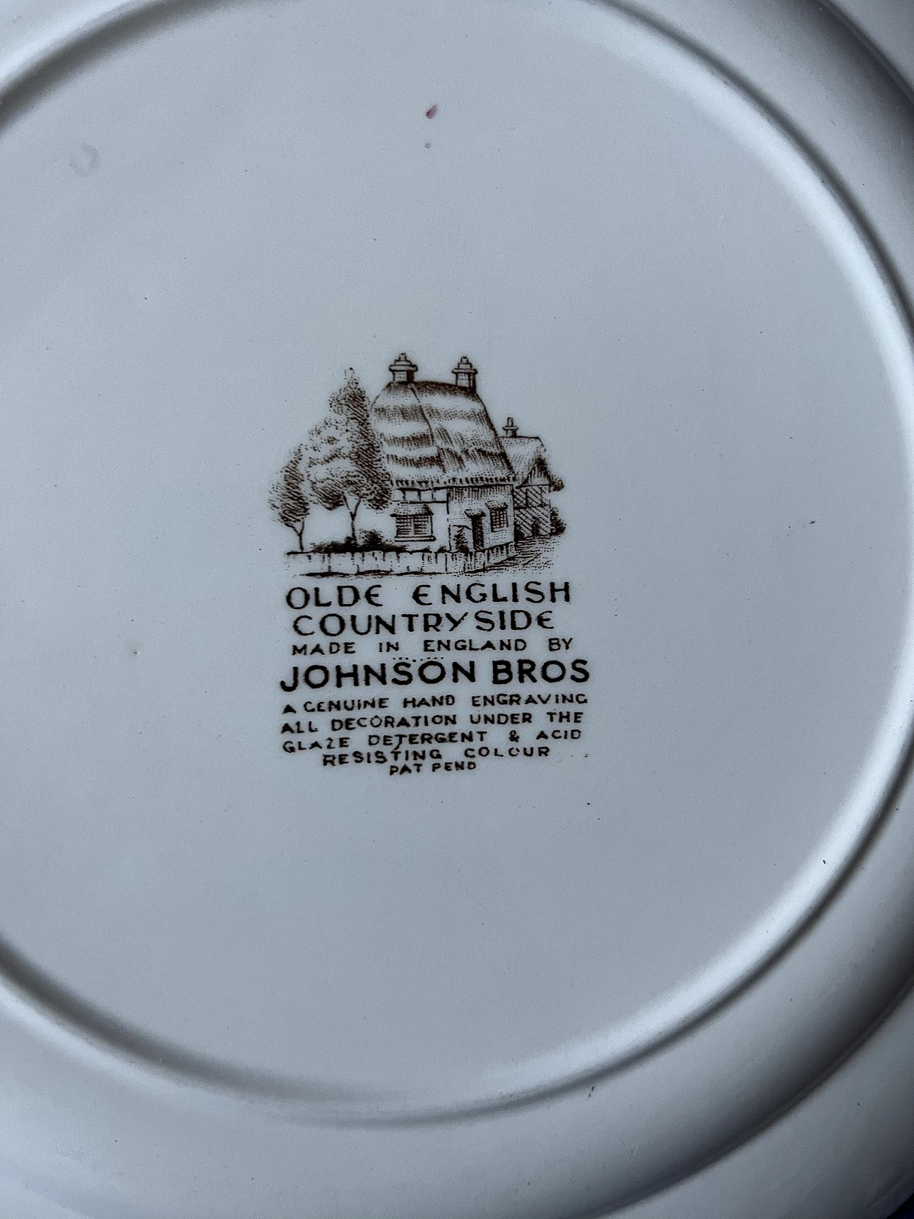 Piatto in porcellana Olde English Countryside di Johnson Bros 2