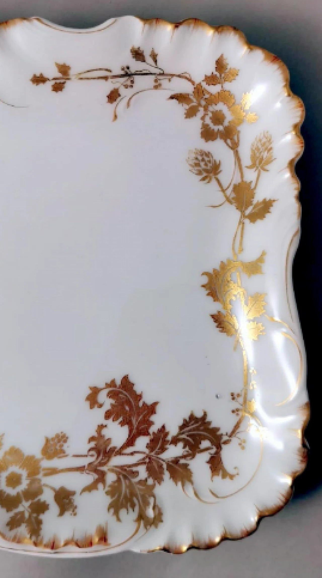 Vassoio in porcellana di Limoges di Haviland & Co., inizio '900 8