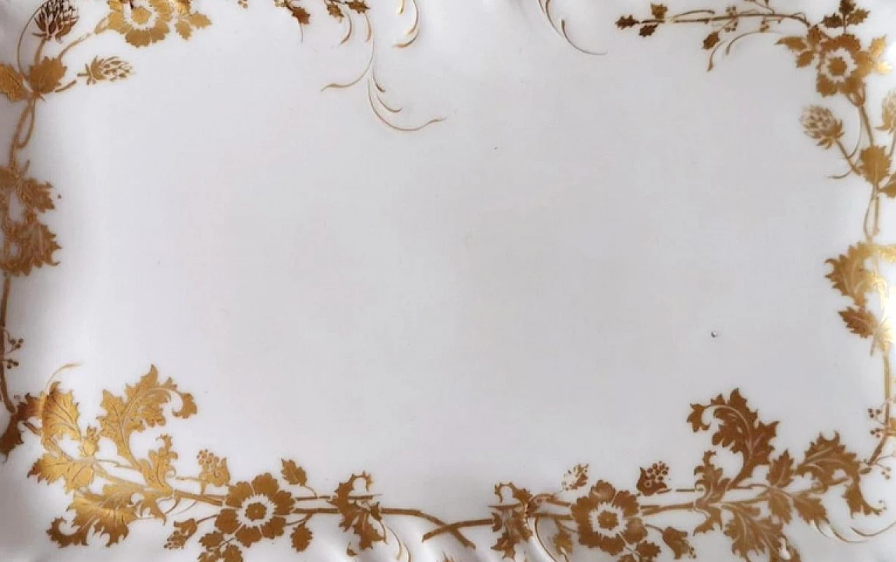 Vassoio in porcellana di Limoges di Haviland & Co., inizio '900 10