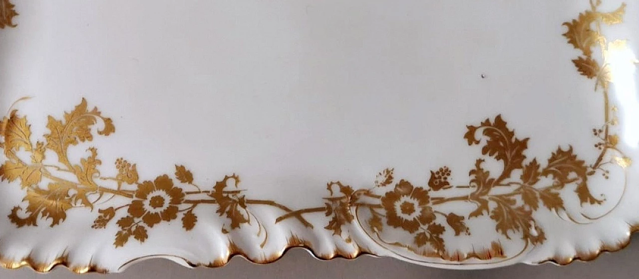 Vassoio in porcellana di Limoges di Haviland & Co., inizio '900 13