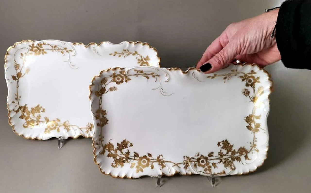 Vassoio in porcellana di Limoges di Haviland & Co., inizio '900 15