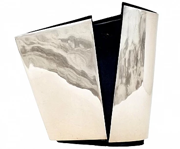 Vaso in bronzo di Esa Fedrigolli per Spirale Arte, anni '70