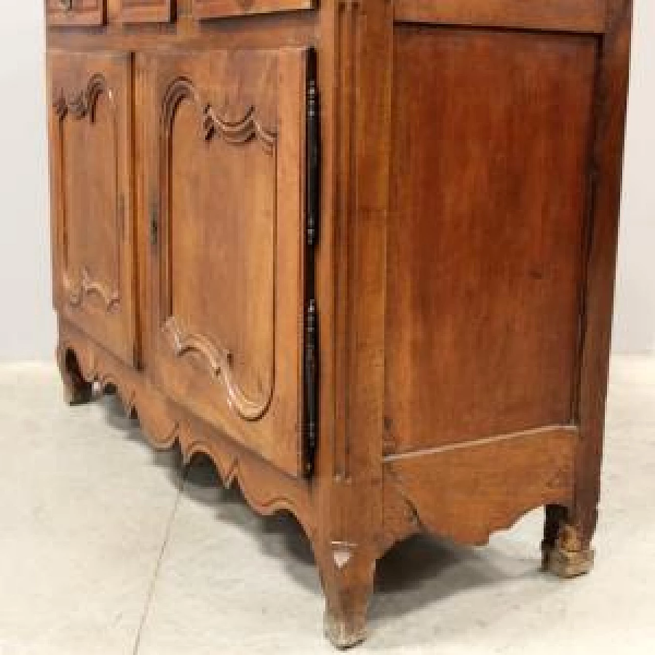 Louis XV sideboard in walnut and cherry, late 19th century 2