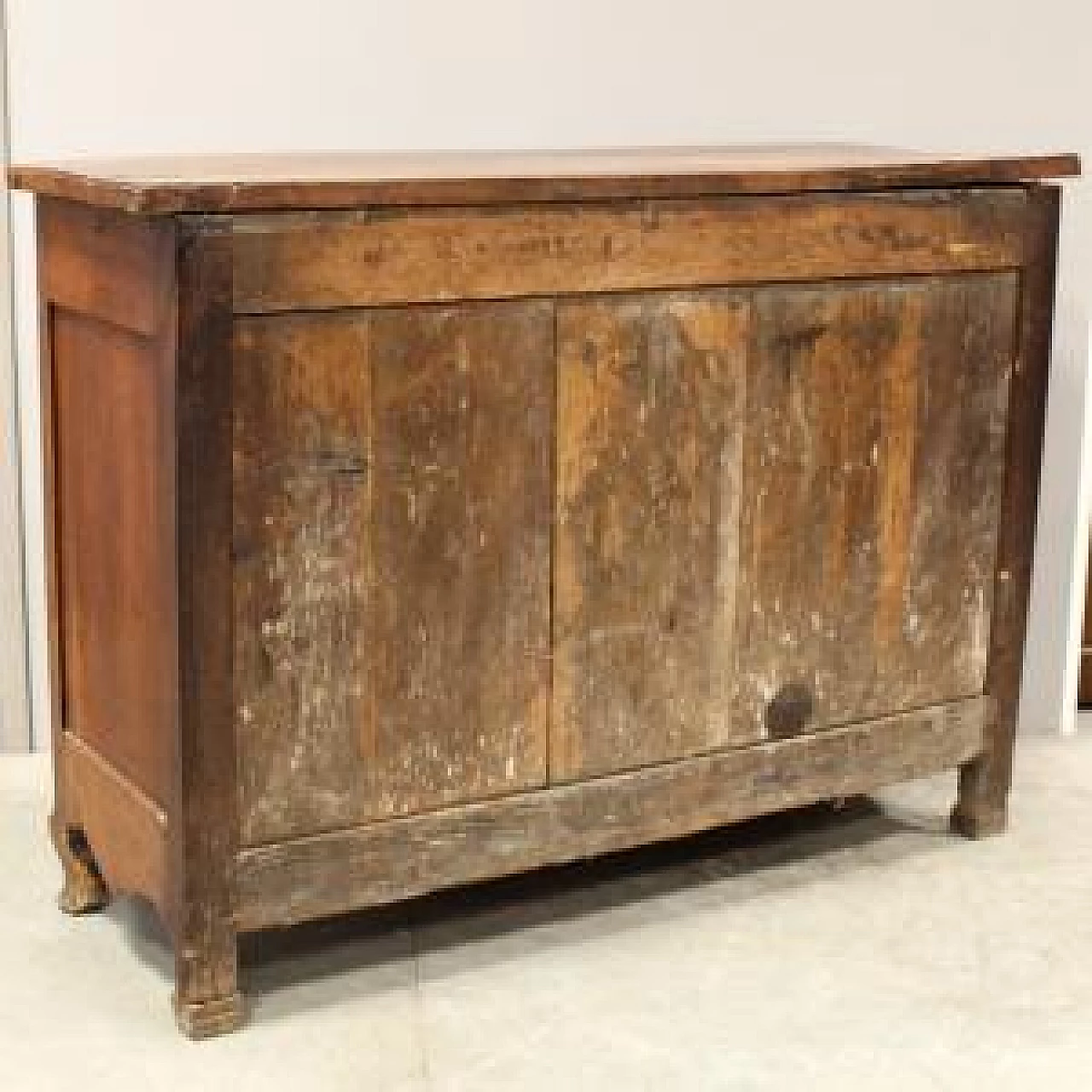Louis XV sideboard in walnut and cherry, late 19th century 4