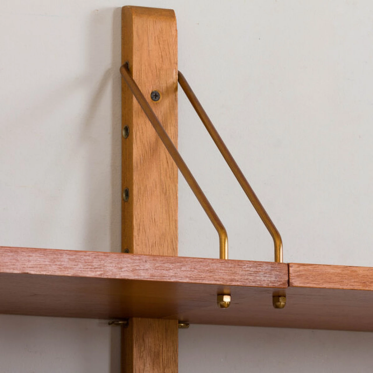 Danish modular bookcase in teak, 1970s 15