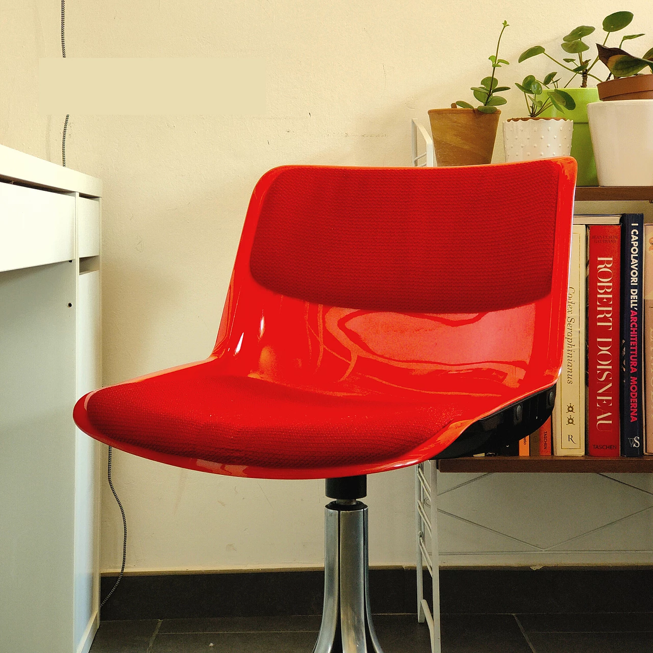 Modus swivel chair by Osvaldo Borsani for Tecno, 1982 10