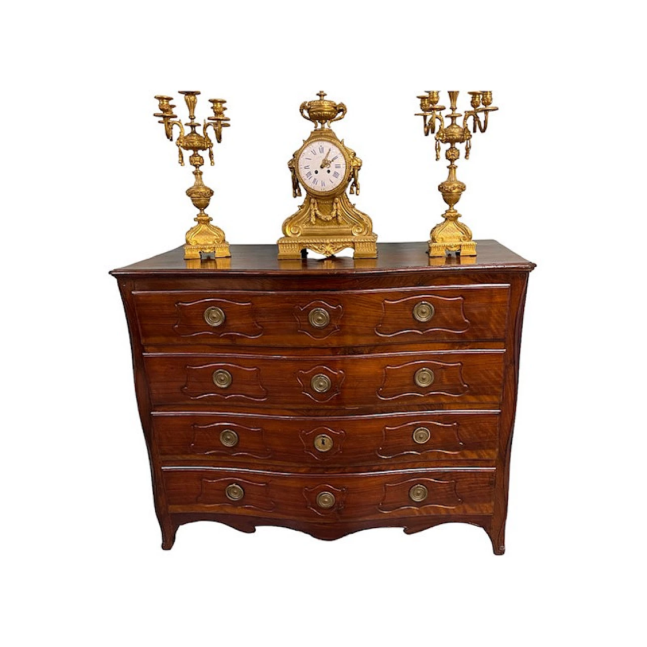 Cassettone emiliano in noce, metà '700 4