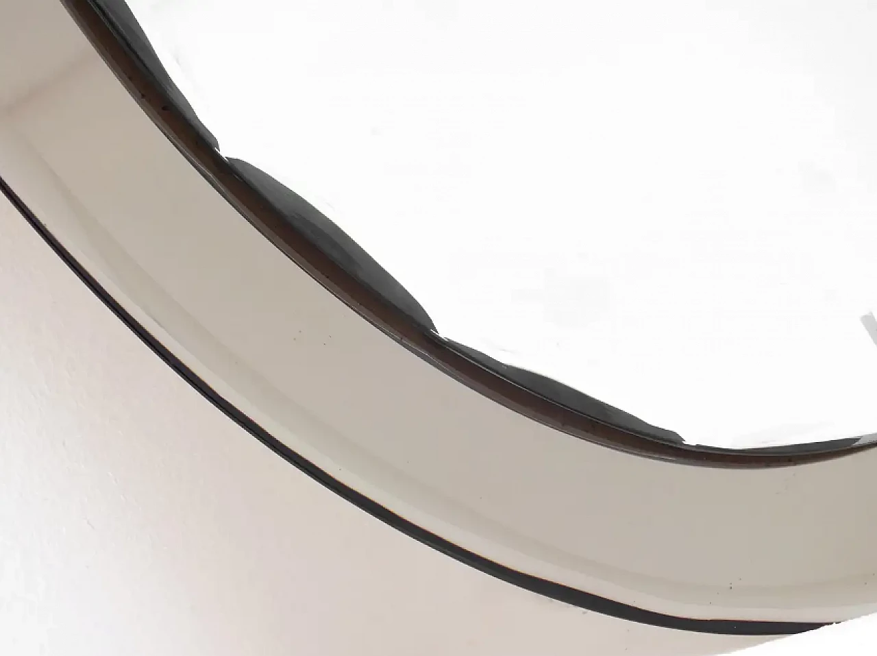 Specchio con bordi seghettati di Fontana Arte, anni '50 6