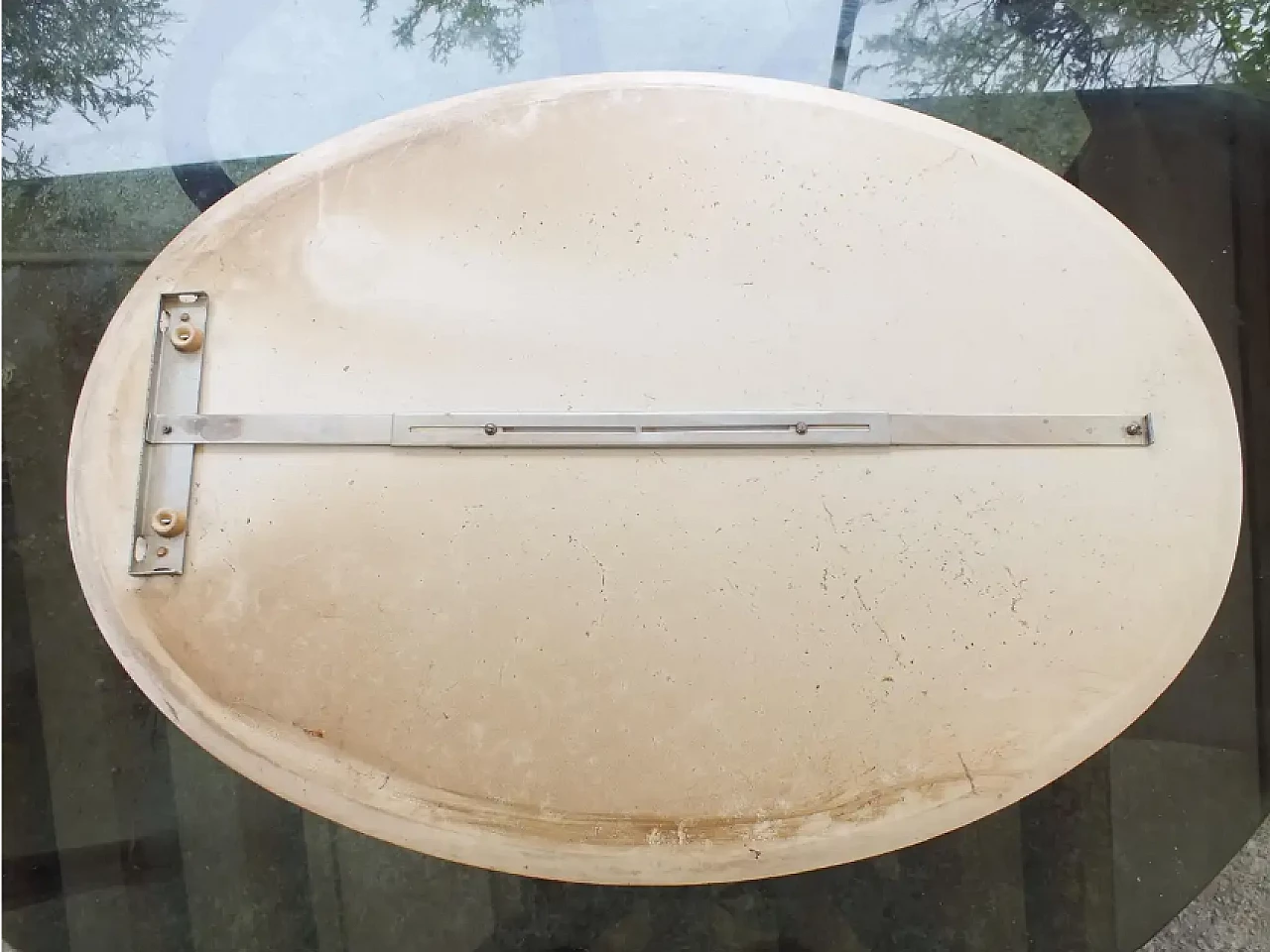 Specchio con bordi seghettati di Fontana Arte, anni '50 8