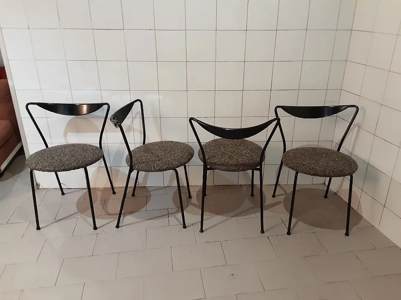 4 Cidue chairs in the style of Italo Maroni, 1980s 7