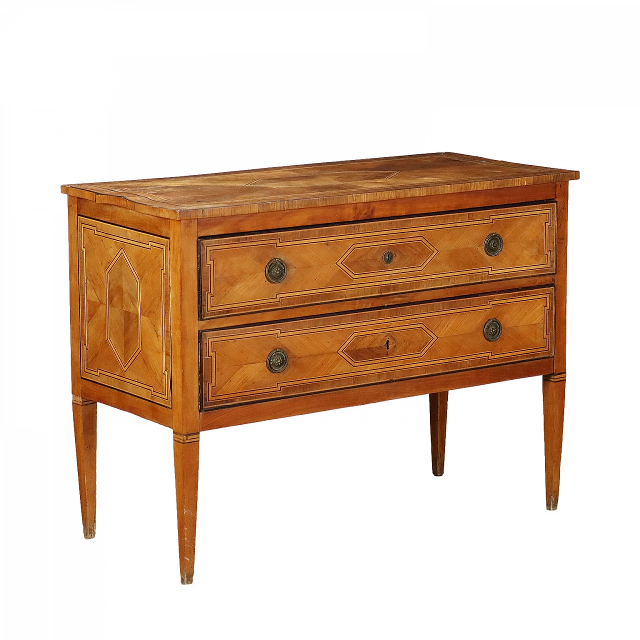 Tuscan Louis XVI cherry wood dresser, late 18th century 1