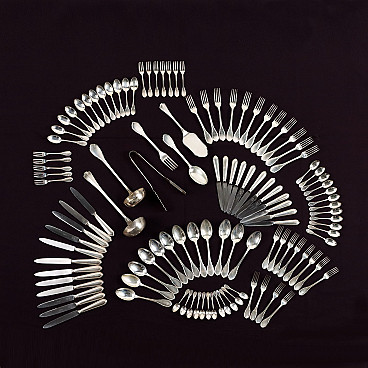 Greggio Rino silver cutlery service