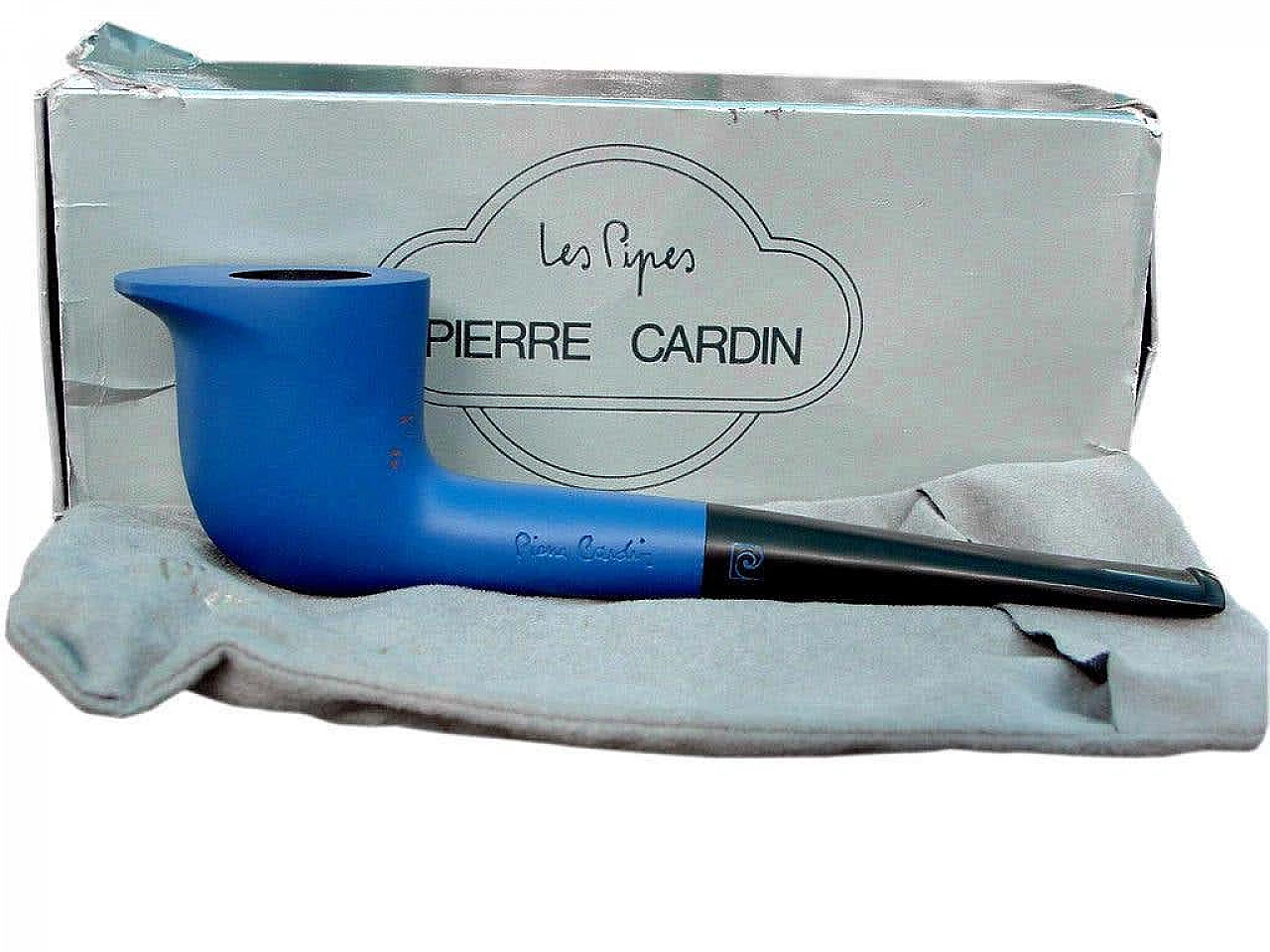Mahogany and resin pipe by Pierre Cardin Les Pipes, 1970s 2