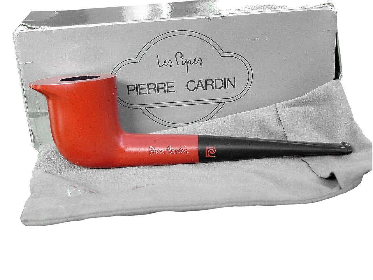 Mahogany and resin pipe by Pierre Cardin Les Pipes, 1970s 4