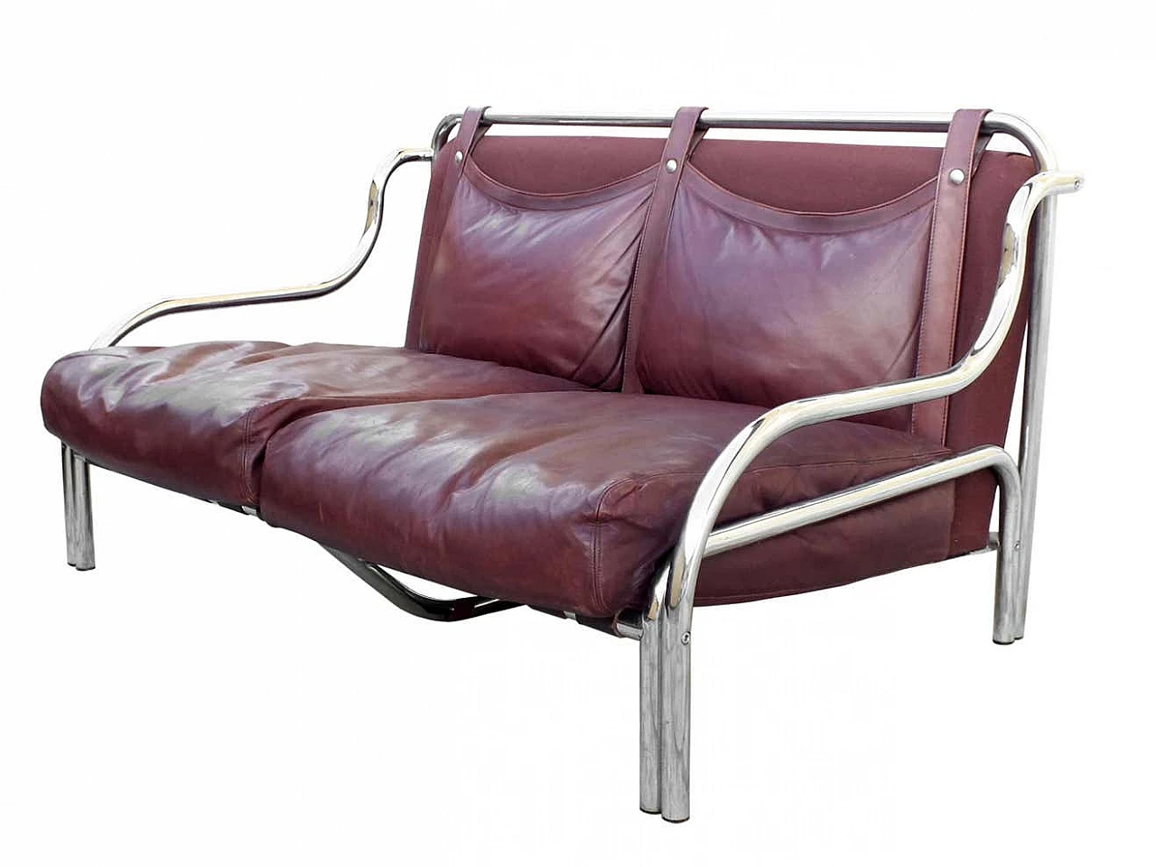Pair of Stringa sofas by Gae Aulenti for Poltronova, 1965 2