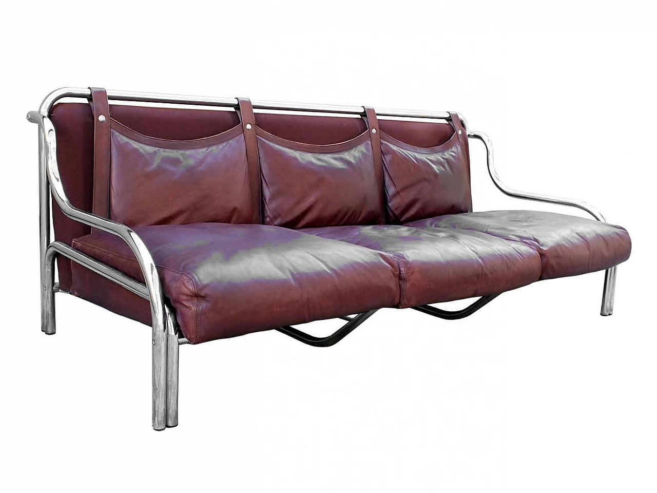 Pair of Stringa sofas by Gae Aulenti for Poltronova, 1965 7