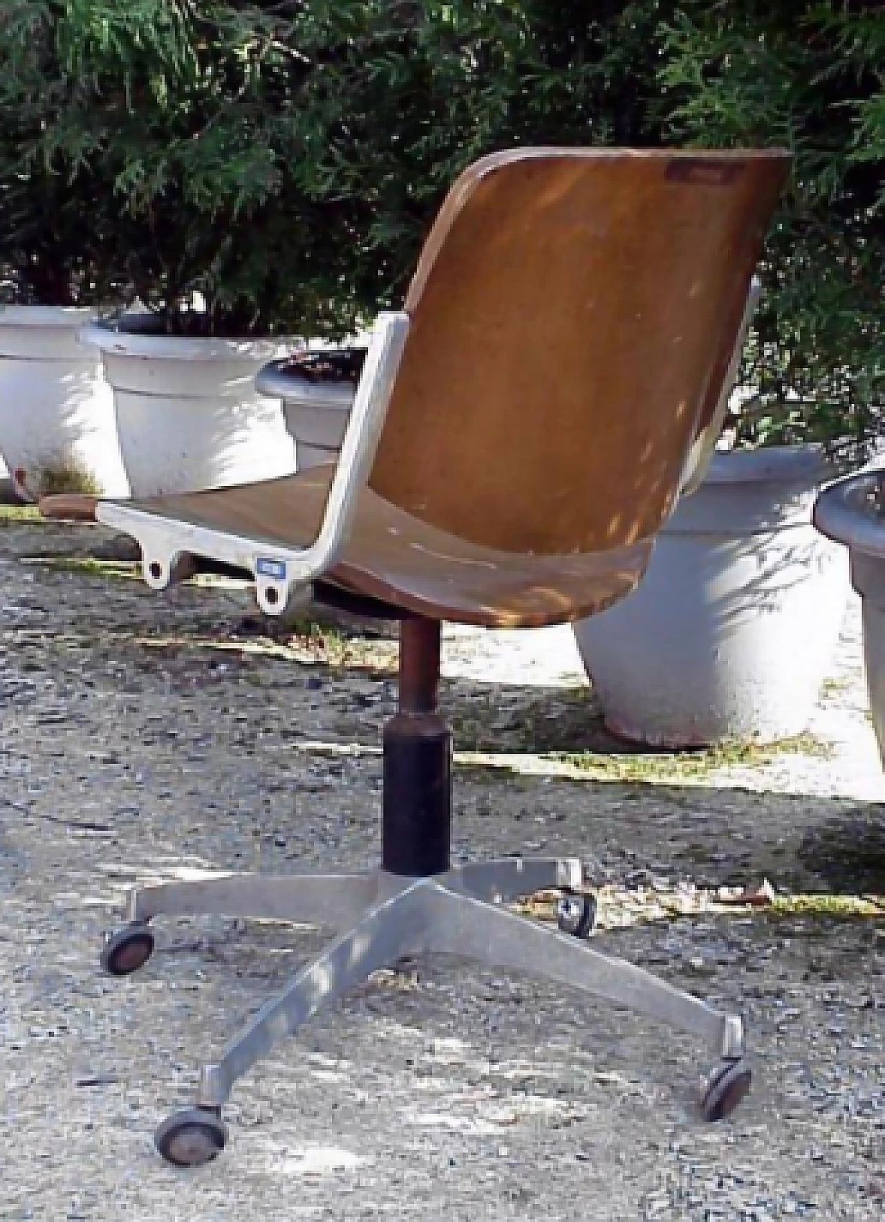 Chair with casters by Giancarlo Piretti for Anonima Castelli, 1960s 2