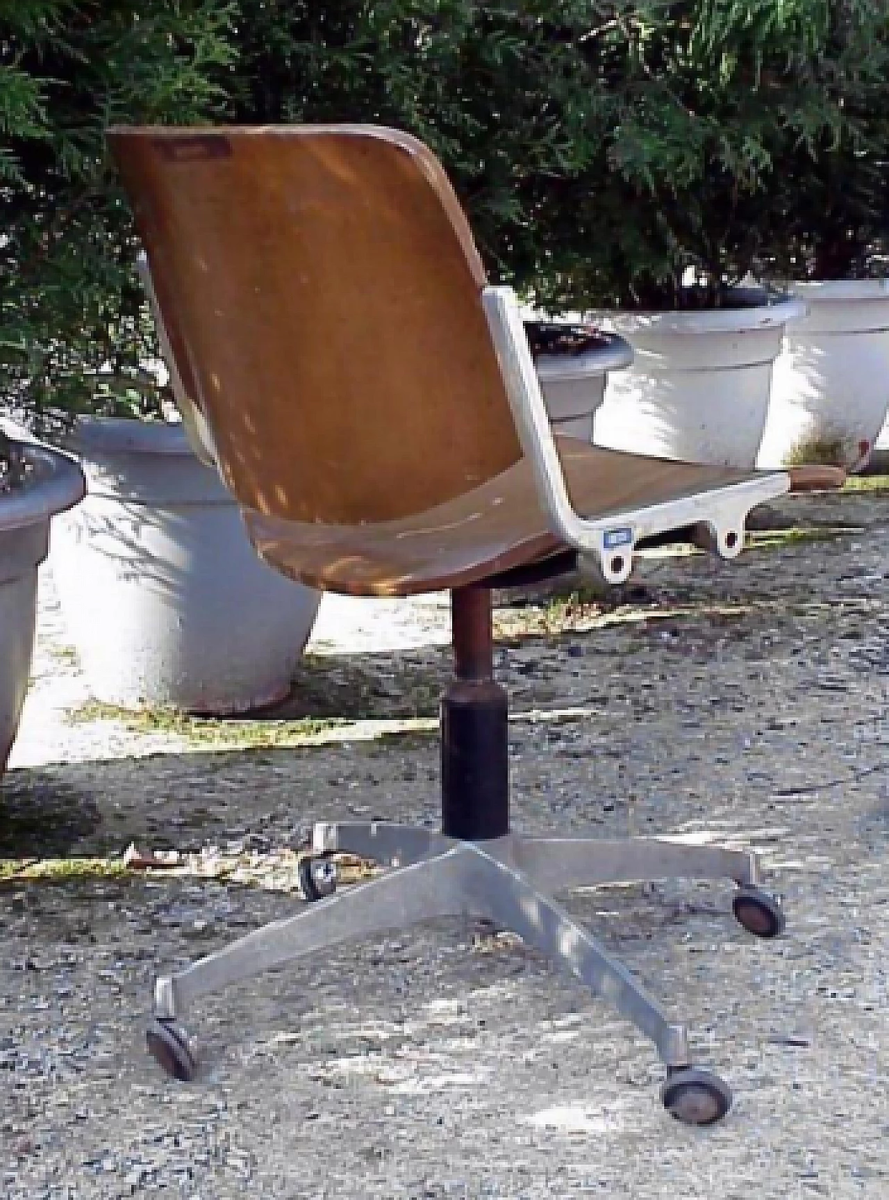 Chair with casters by Giancarlo Piretti for Anonima Castelli, 1960s 4