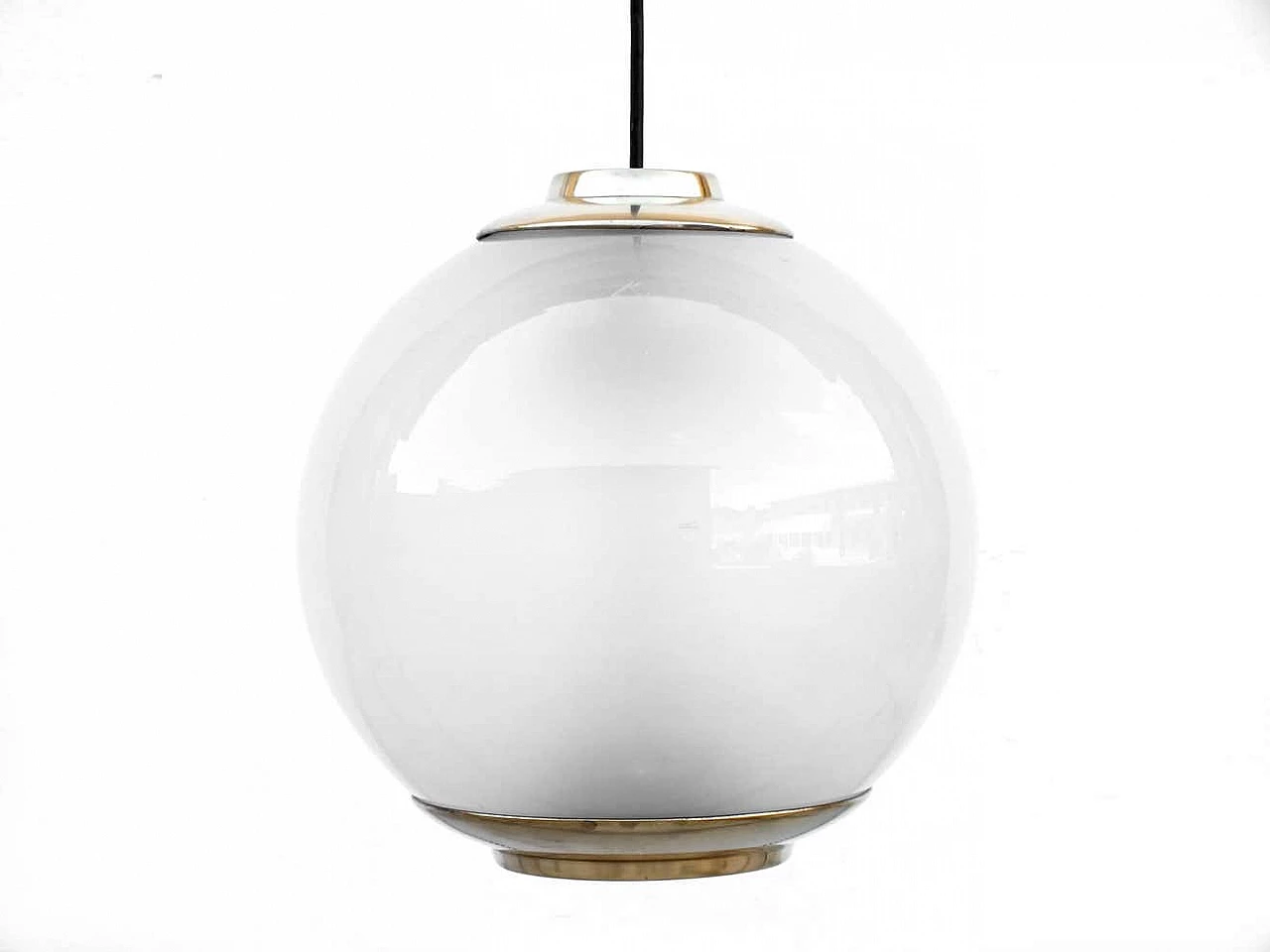 Lampadario a sfera Ls2 di Luigi Caccia Dominioni per Azucena, 1954 8