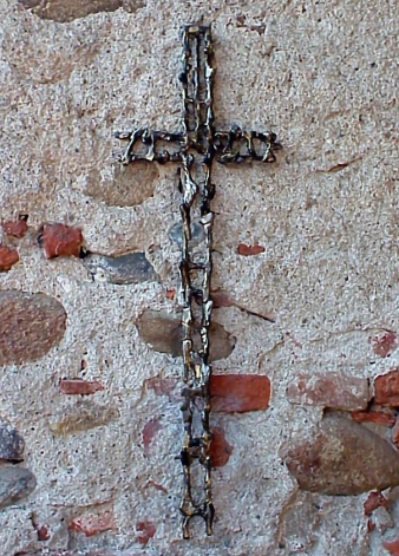 Wrought iron crucifix by Attilio Biancardi, 1970s 2