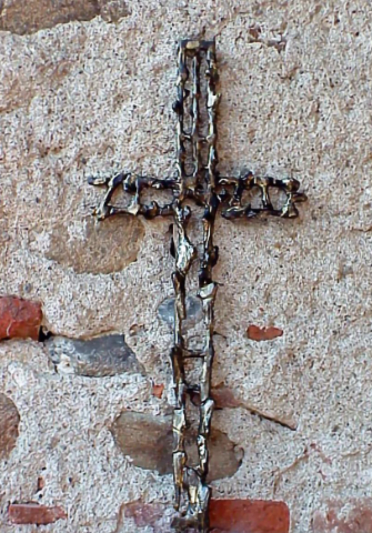 Wrought iron crucifix by Attilio Biancardi, 1970s 3